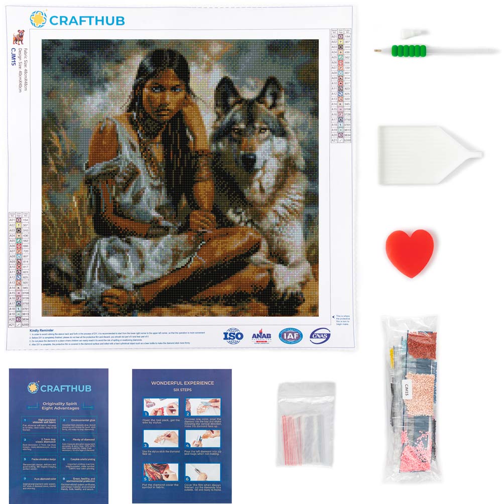 Spiritual Guardian - Diamond Painting Kit - Image 3