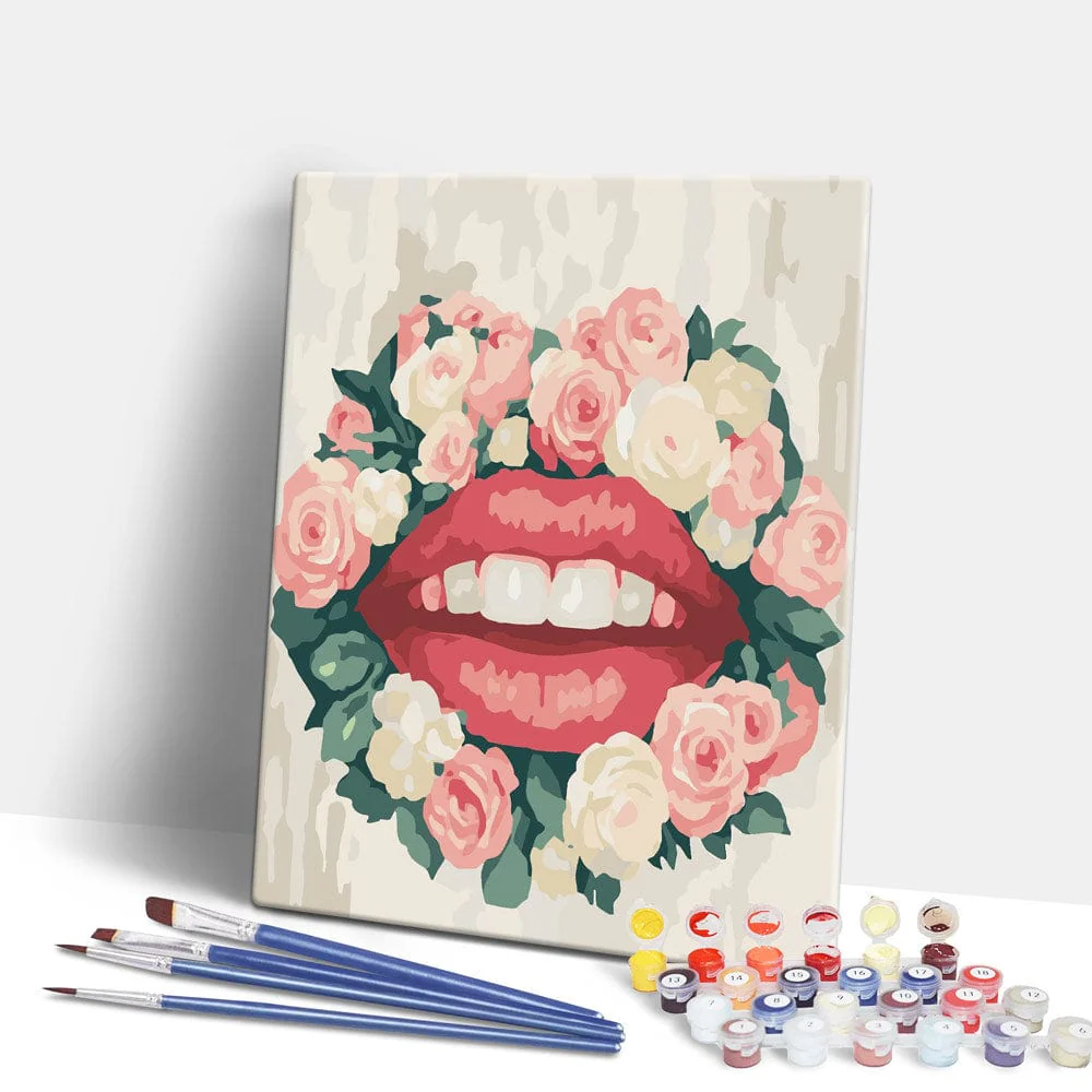 Spring Kiss - Paint By Numbers Kit - Image 2