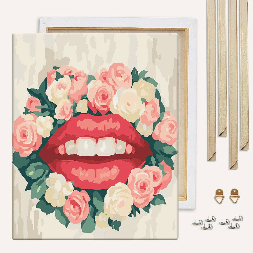 Spring Kiss - Paint By Numbers Kit - Image 3