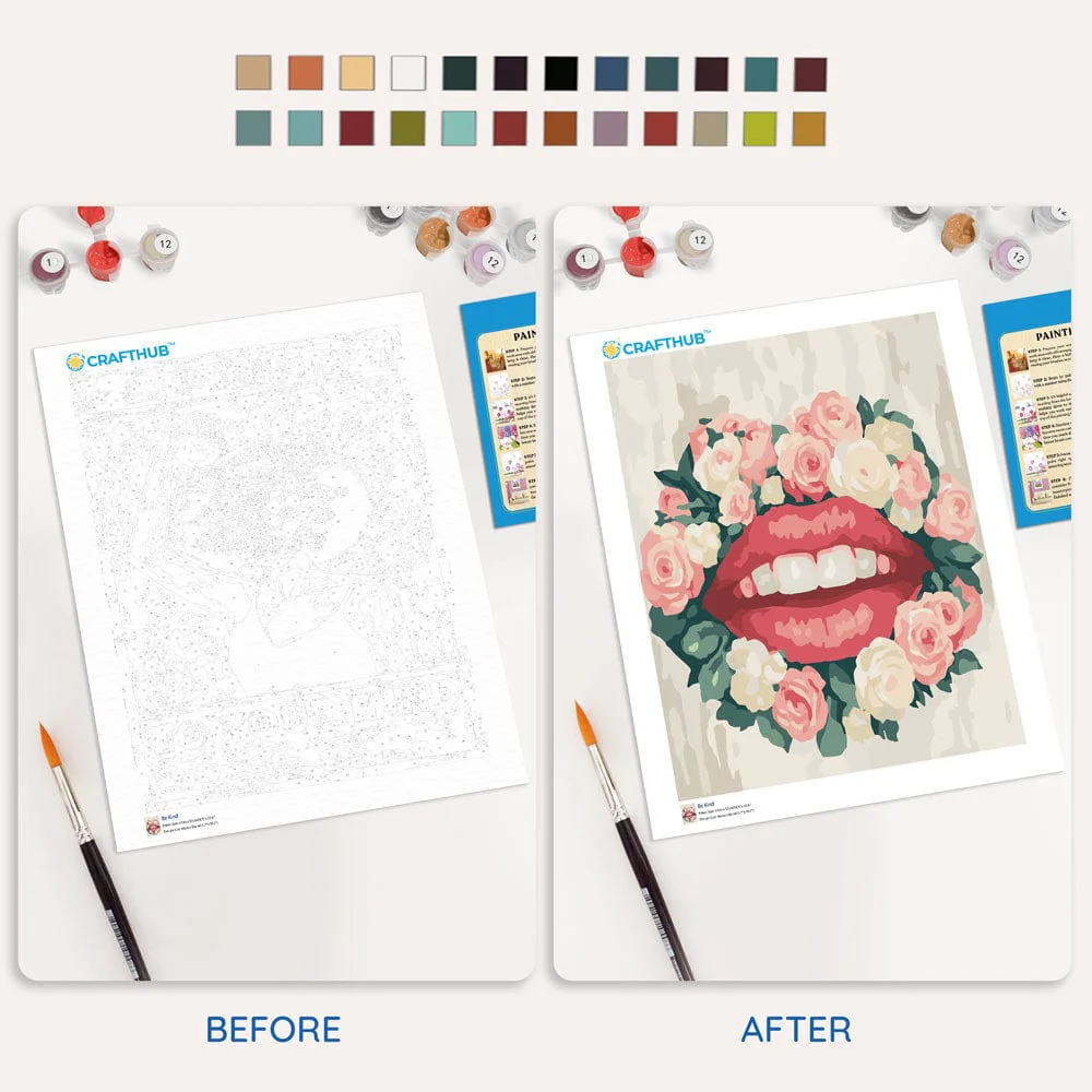 Spring Kiss - Paint By Numbers Kit - Image 4