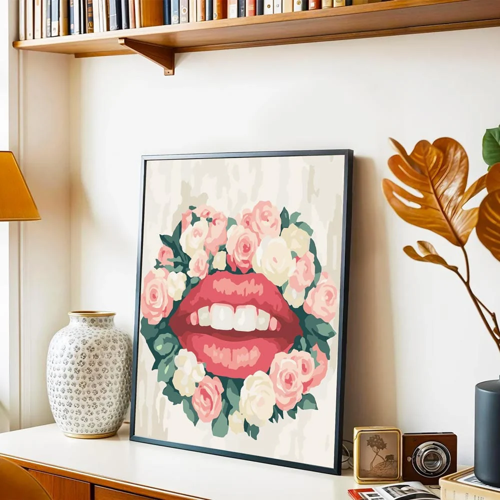 Spring Kiss - Paint By Numbers Kit - Image 5