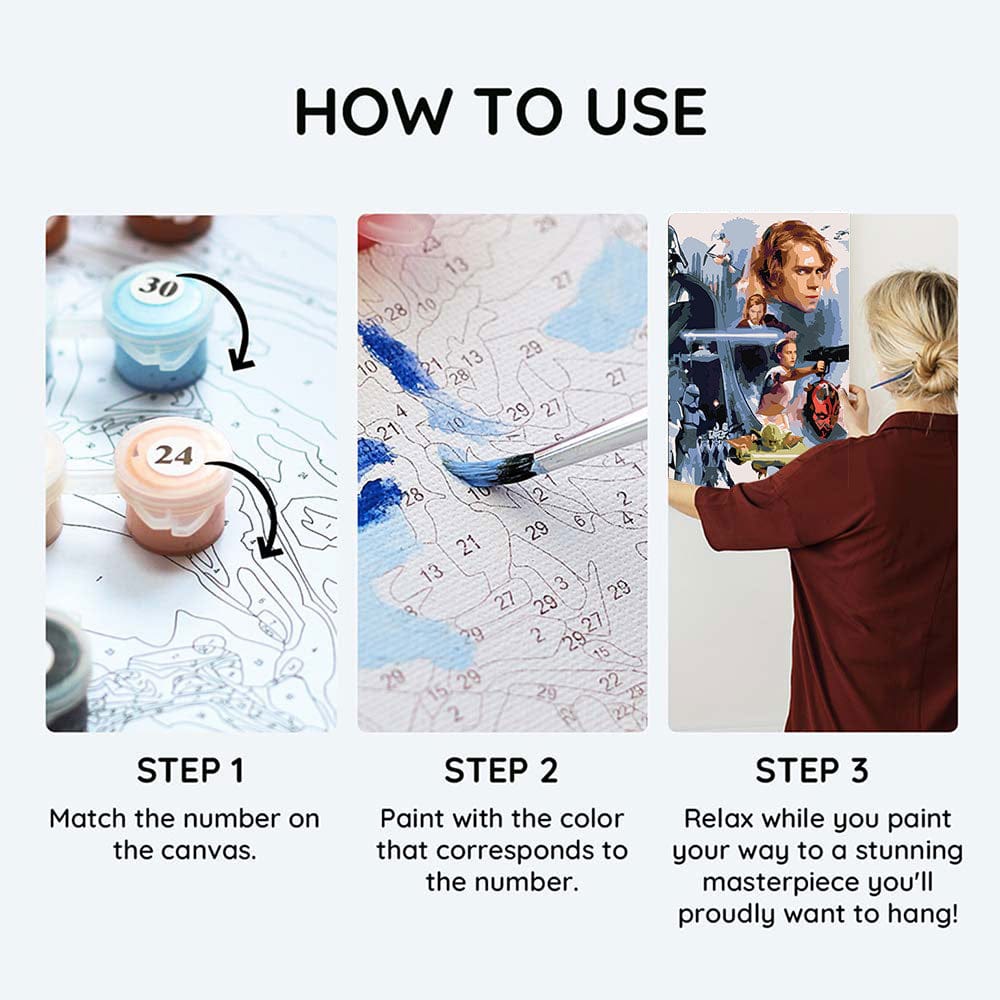 Star Wars™ - Paint By Numbers Kit - Image 3