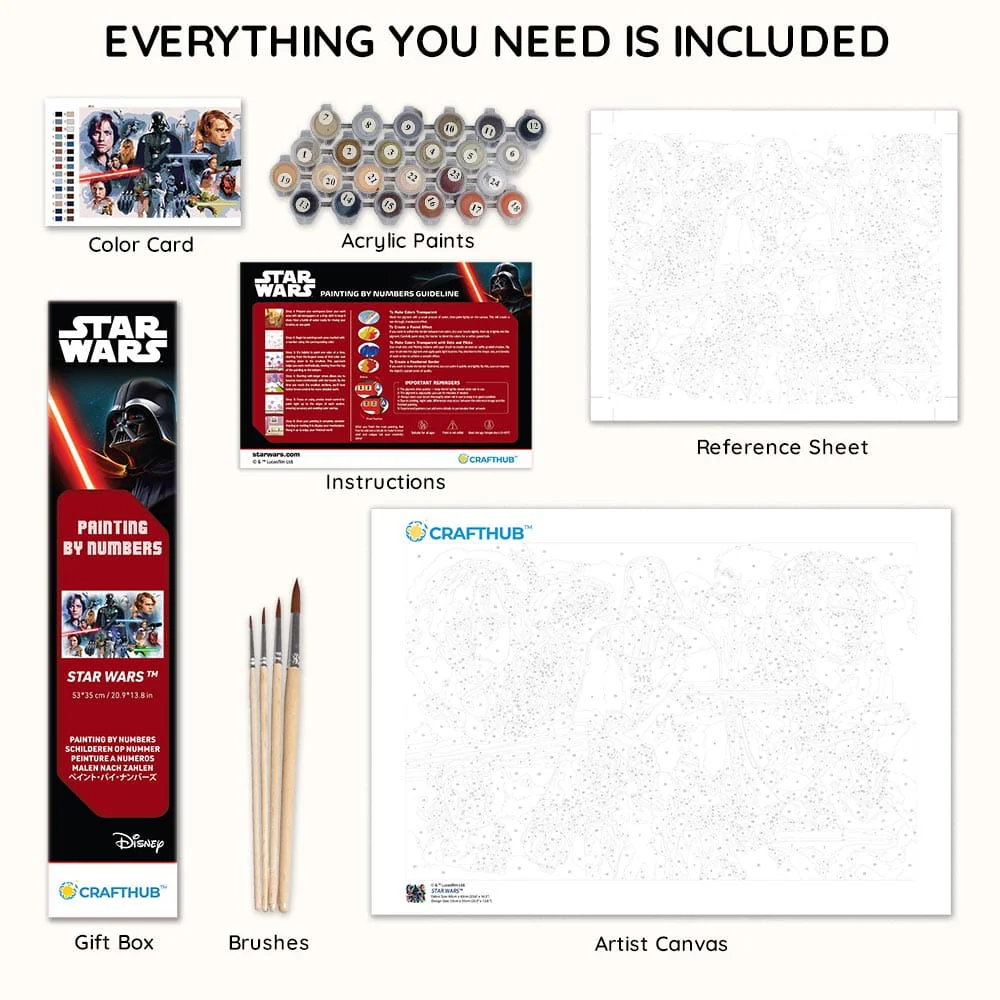 Star Wars™ - Paint By Numbers Kit - Image 4