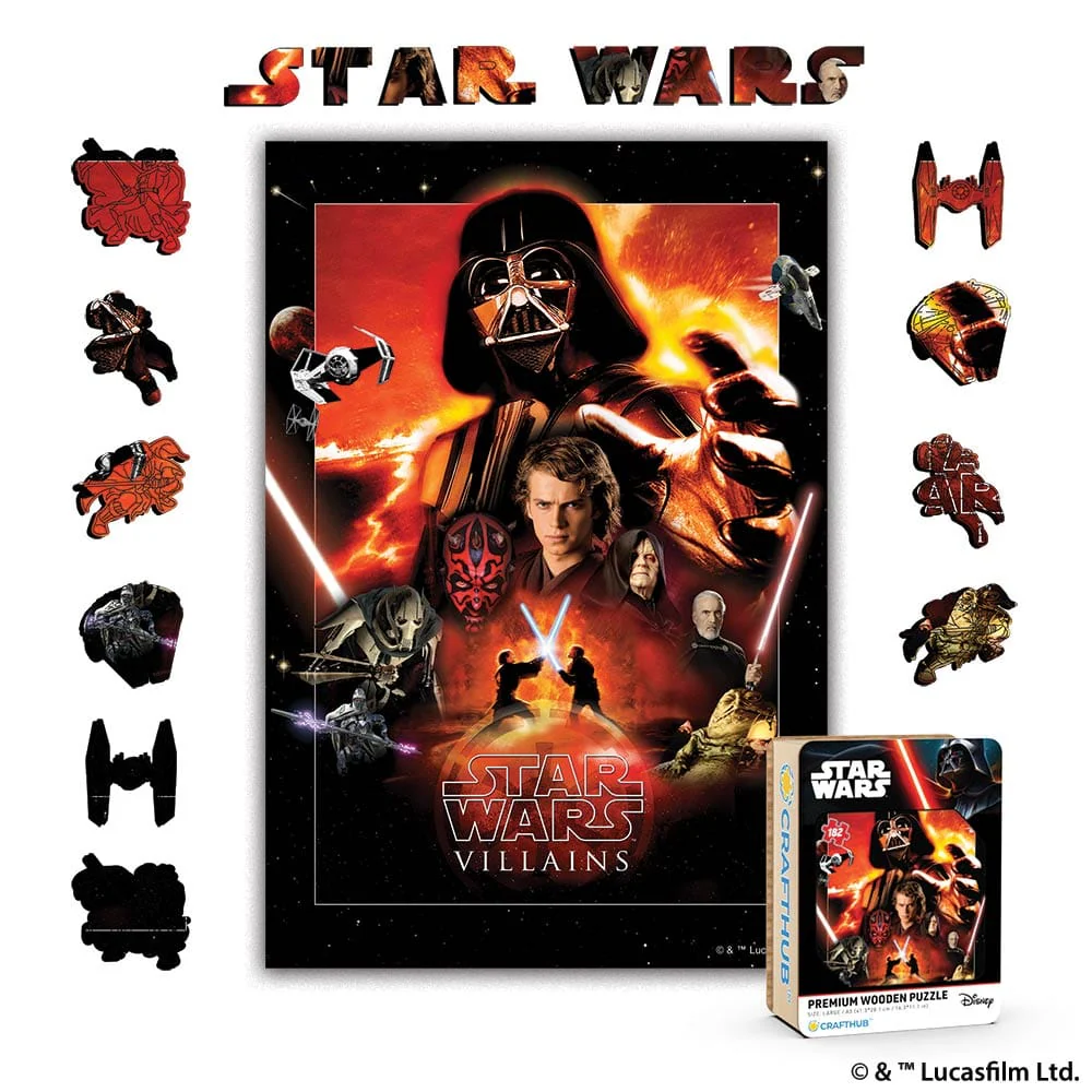 Star Wars Villains – Wooden Jigsaw Puzzle