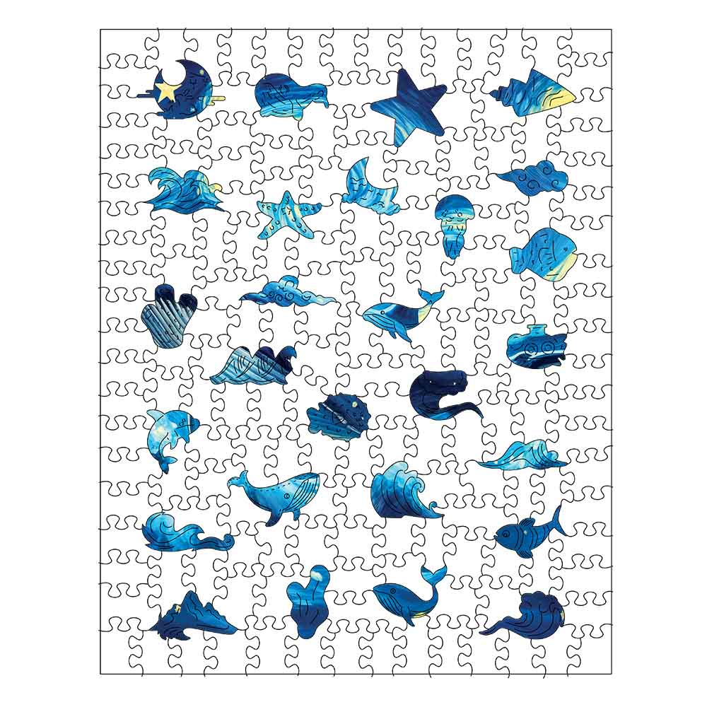Starry Whale - Jigsaw Puzzle - Image 2