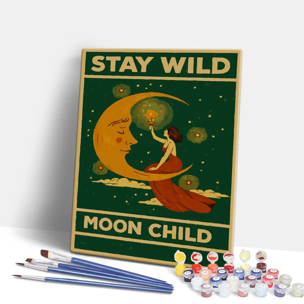 Stay Wild - Paint By Numbers Kit - Image 2