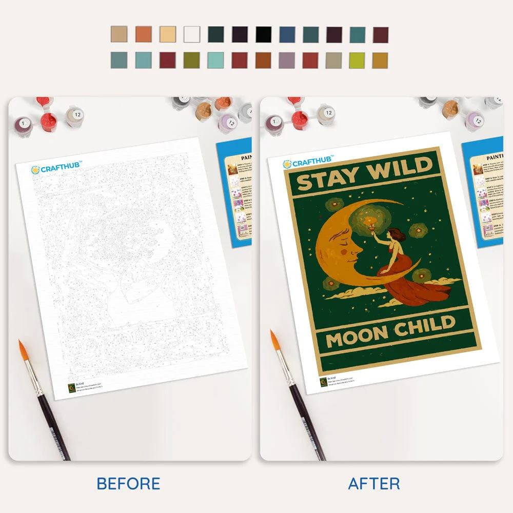Stay Wild - Paint By Numbers Kit - Image 4