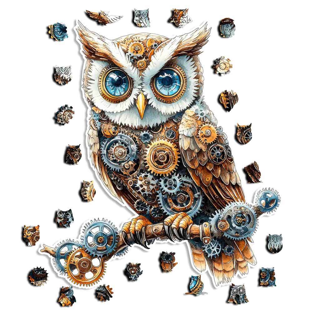 Steampunk Owl - Jigsaw Puzzle - Image 3