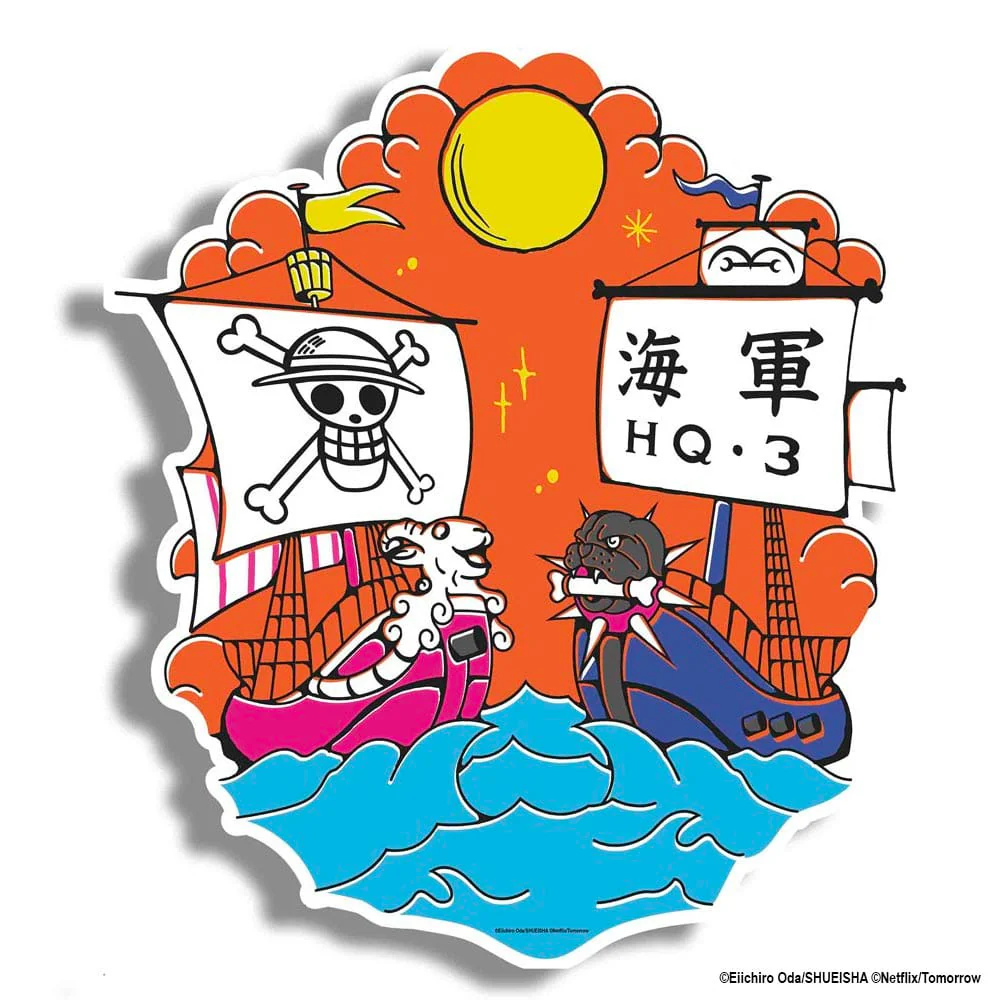 Straw Hats vs. Marines - Wooden Jigsaw Puzzle - Image 3