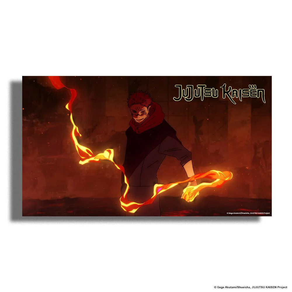 Sukuna Flames - Wooden Jigsaw Puzzle - Image 2