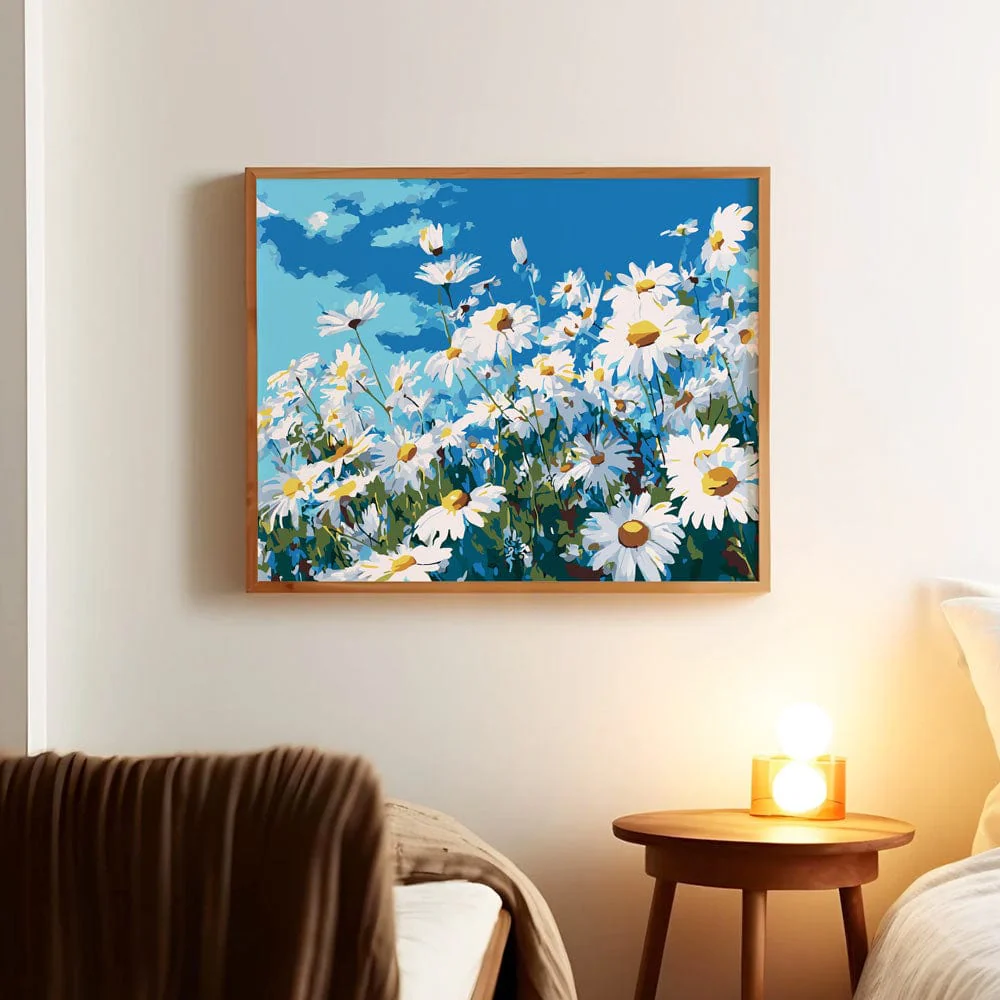 Summer Daisies - Paint By Numbers Kit - Image 5