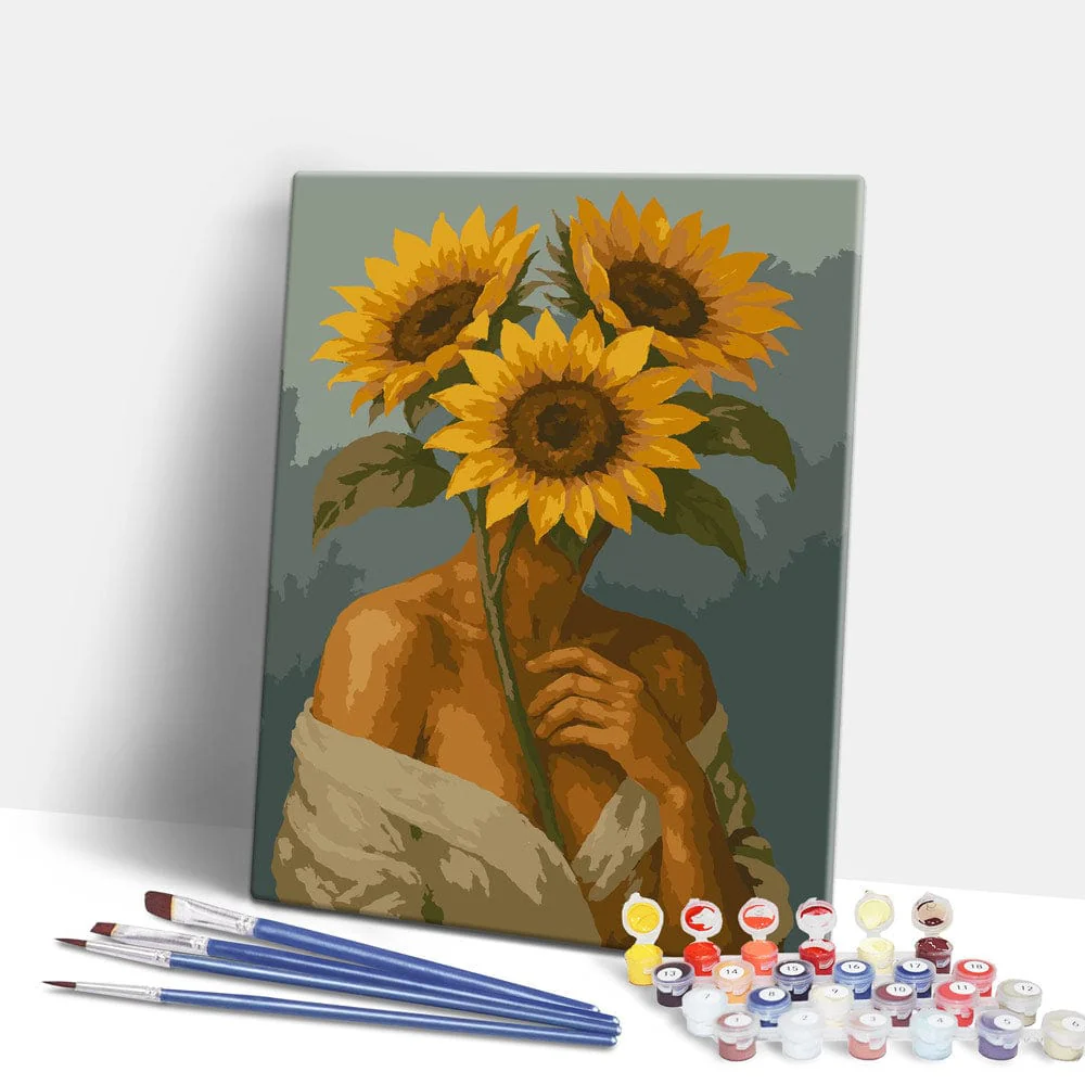 Sunflower love - Paint By Numbers Kit - Image 2