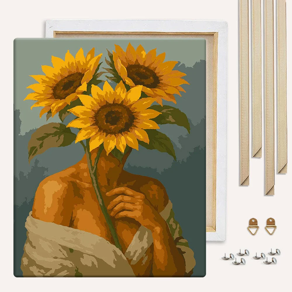 Sunflower love - Paint By Numbers Kit - Image 3