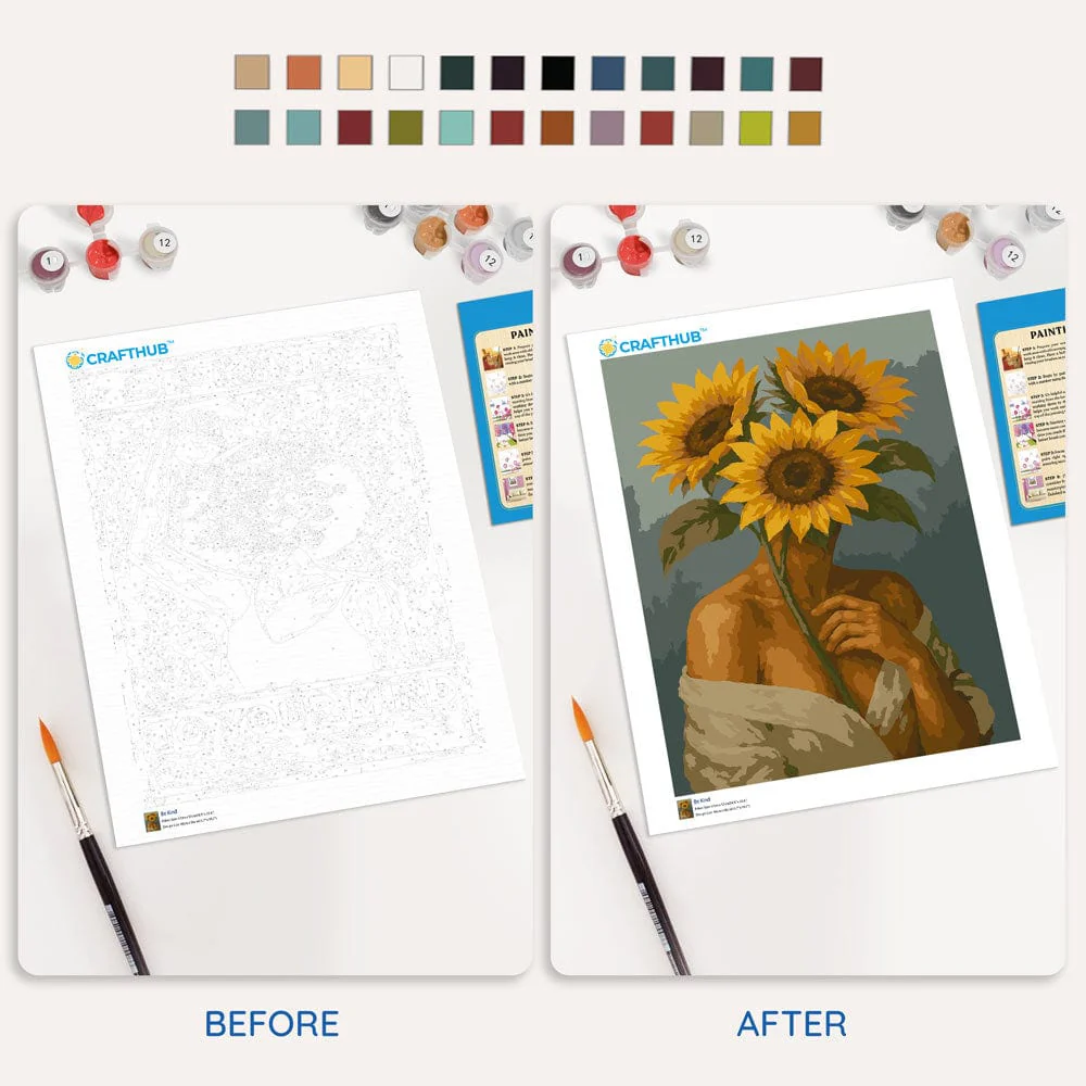 Sunflower love - Paint By Numbers Kit - Image 4