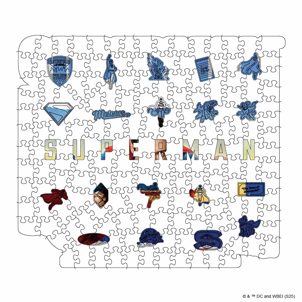 Superman Go Higher - Wooden Jigsaw Puzzle - Image 2
