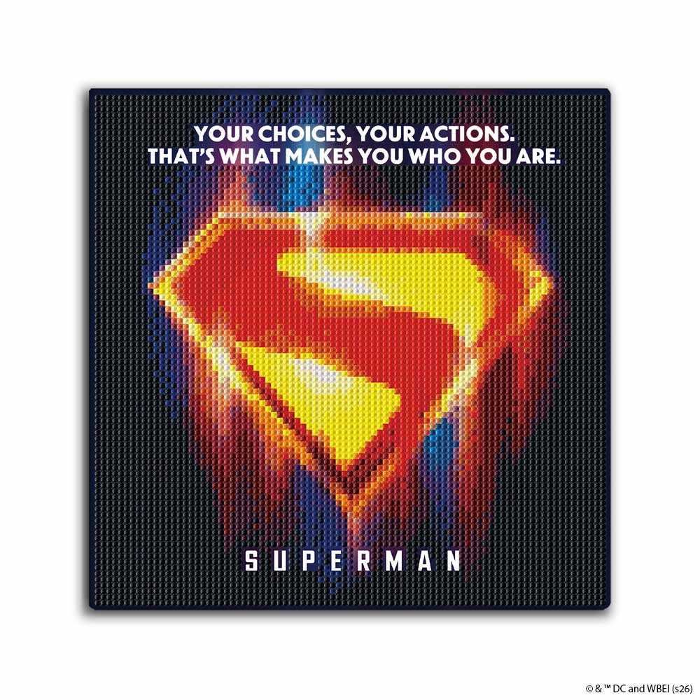 Superman Logo - Framed Diamond Painting Kit