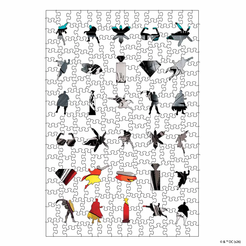 Superman Reveal – Wooden Jigsaw Puzzle - Image 3