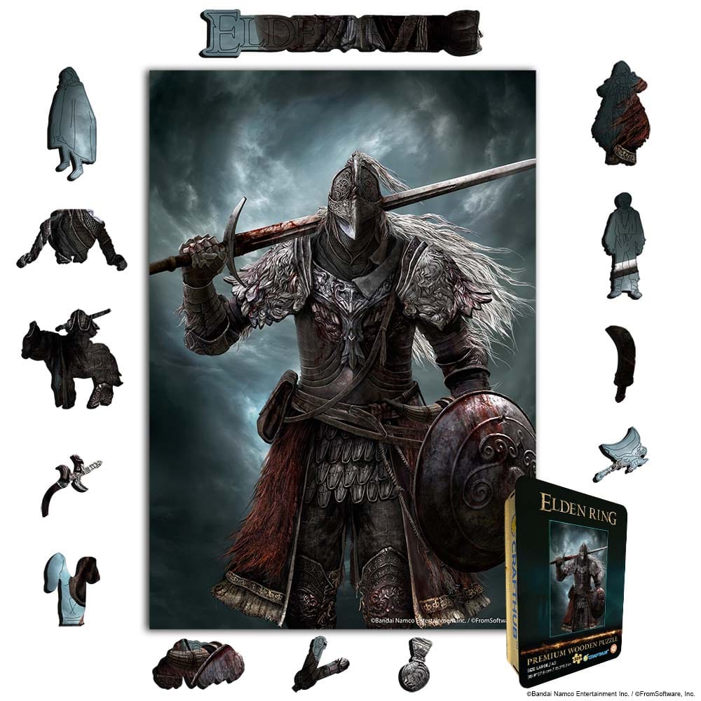 Tarnished Warrior - Wooden Jigsaw Puzzle