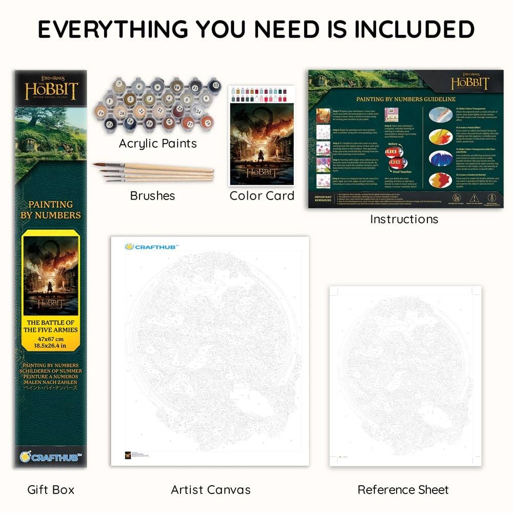 The Battle Of The Five Armies - Paint By Numbers Kit - Image 4