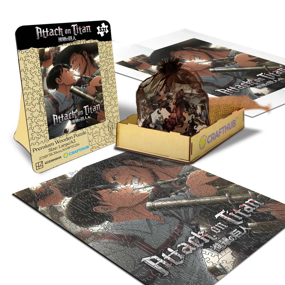 The Battle of Trost District - Wooden Jigsaw Puzzle - Image 2