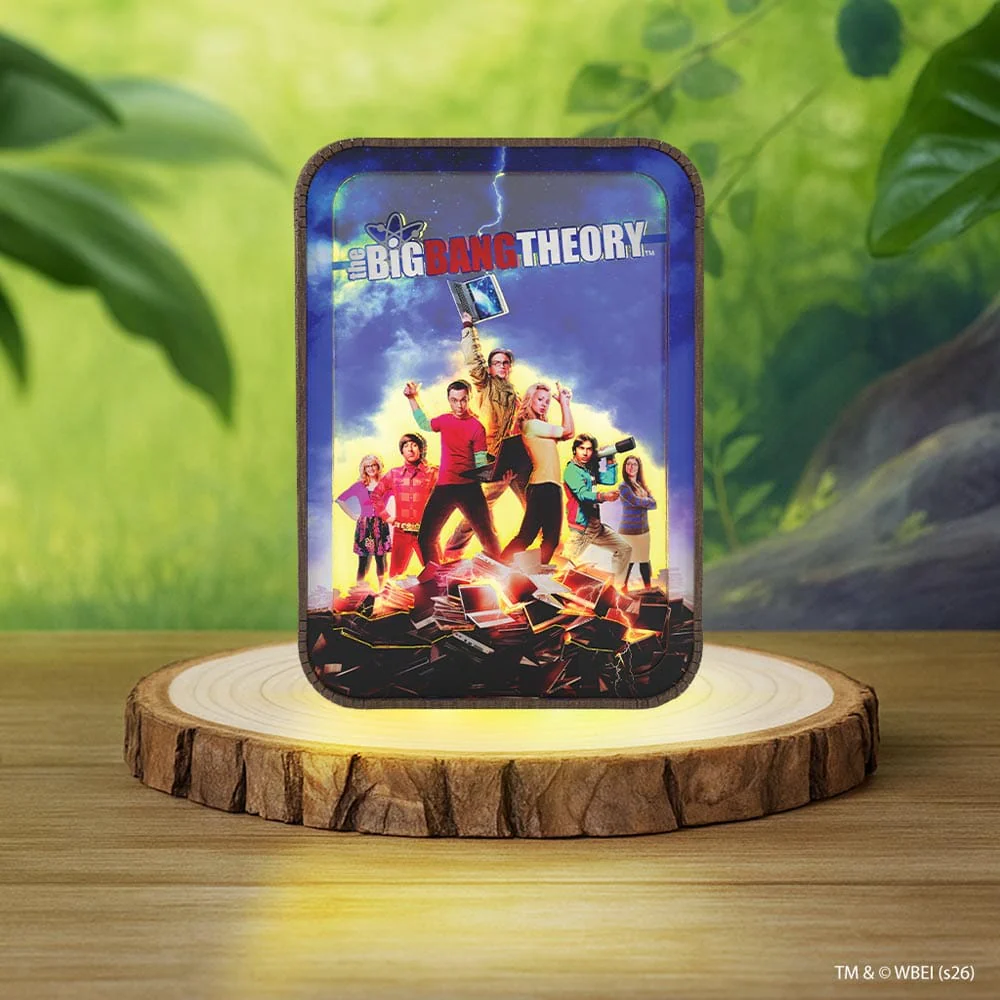 The Big Bang Theory - 3D DIY Wooden Puzzle Night Lamp