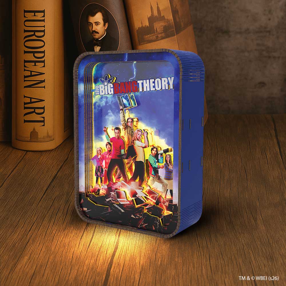 The Big Bang Theory - 3D DIY Wooden Puzzle Night Lamp - Image 2