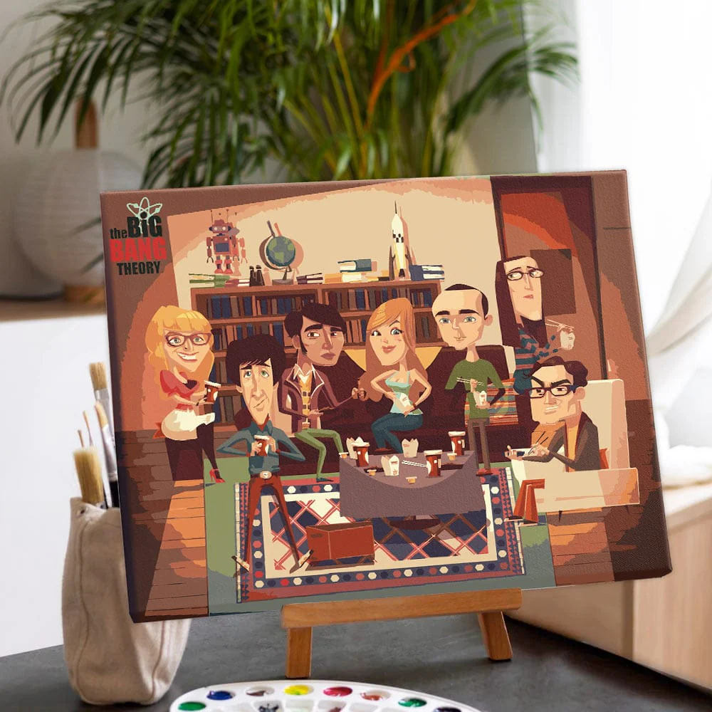 The Big Bang Theory - Paint By Numbers Kit - Image 2