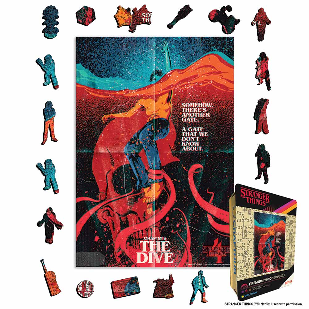 The Dive - Wooden Jigsaw Puzzle