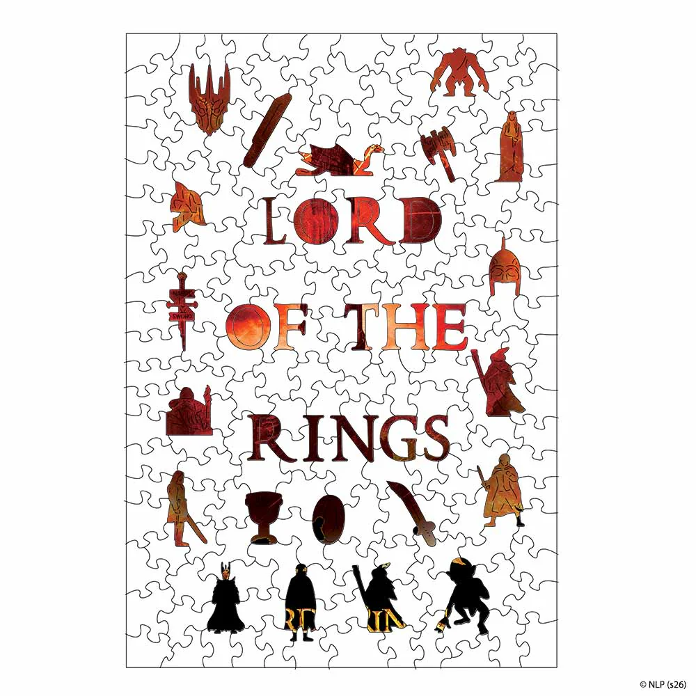 The Eye of Sauron – Wooden Jigsaw Puzzle - Image 3