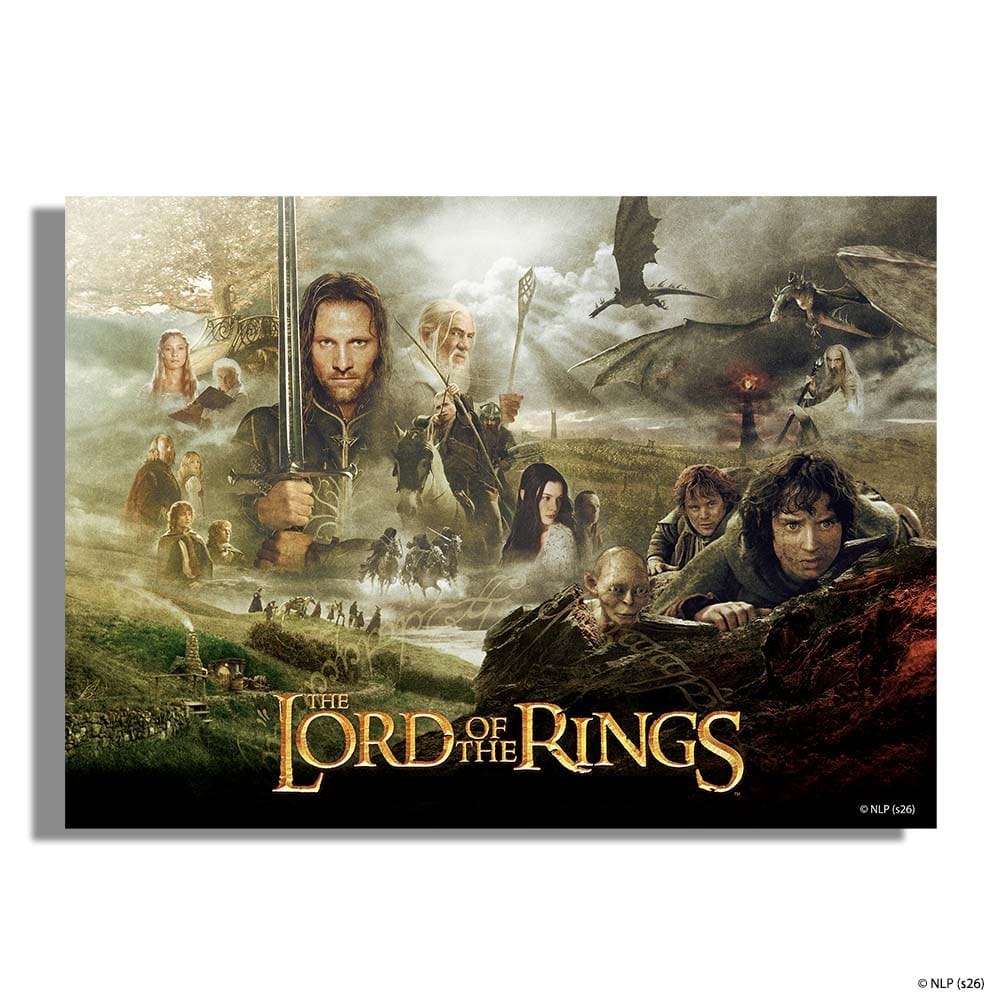 The Fellowship’s Journey – Wooden Jigsaw Puzzle - Image 2