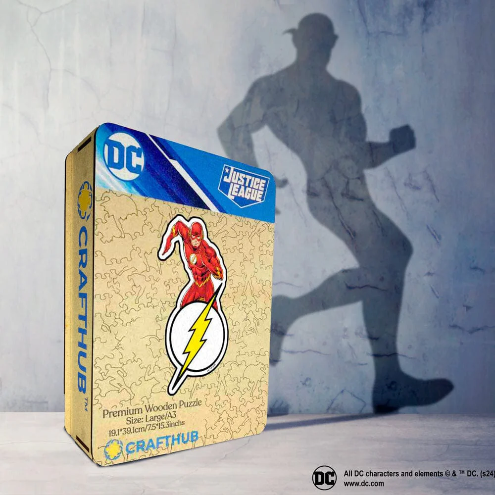 The Flash Wooden Jigsaw Puzzle - Image 2