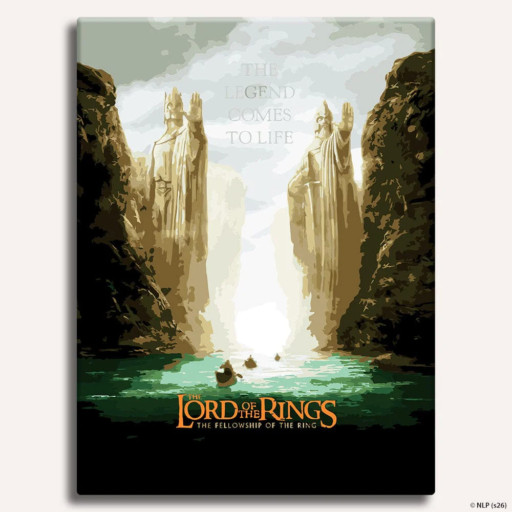 The Gates of Argonath - Paint By Numbers Kit