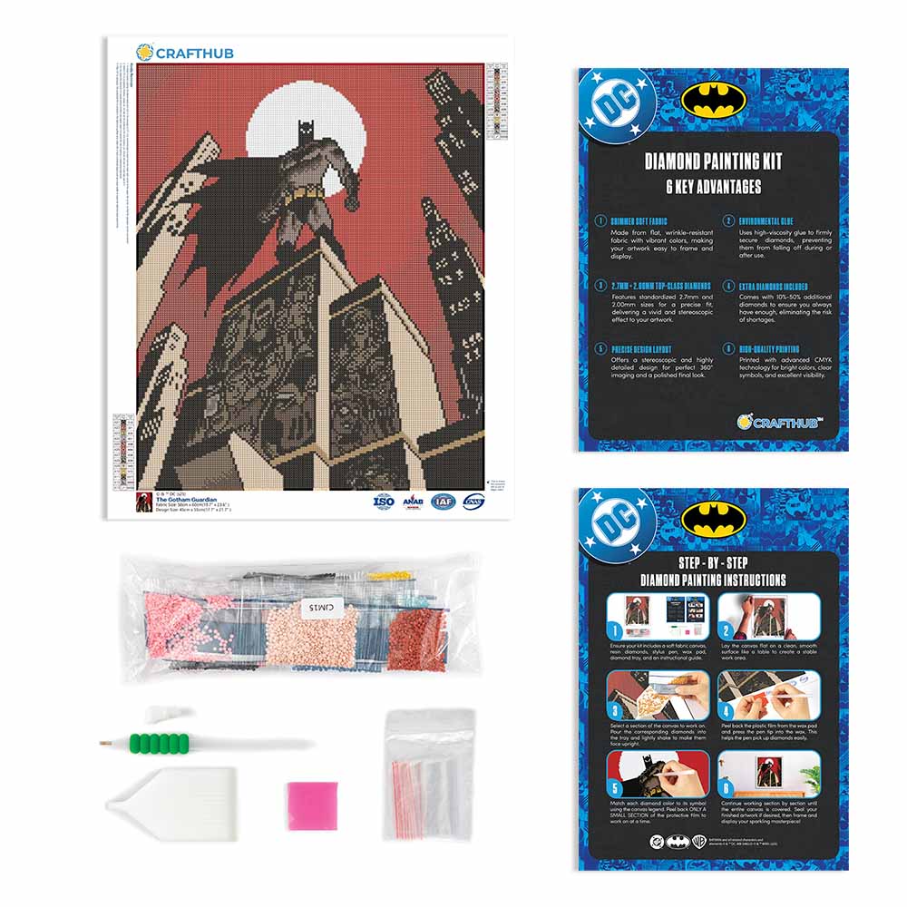 The Gotham Guardian - Diamond Painting Kit - Image 4