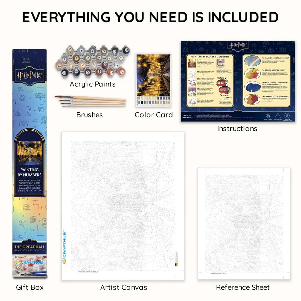 The Great Hall - Paint By Numbers Kit - Image 4