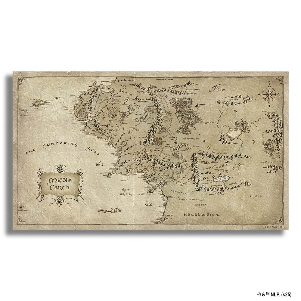 The Great Map of Middle-earth - Wooden Jigsaw Puzzle - Image 3