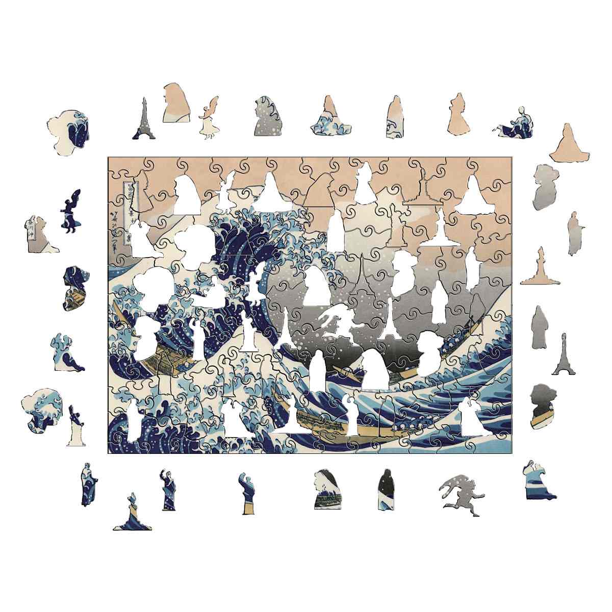 The Great Wave off Kanagawa - Jigsaw Puzzle - Image 2