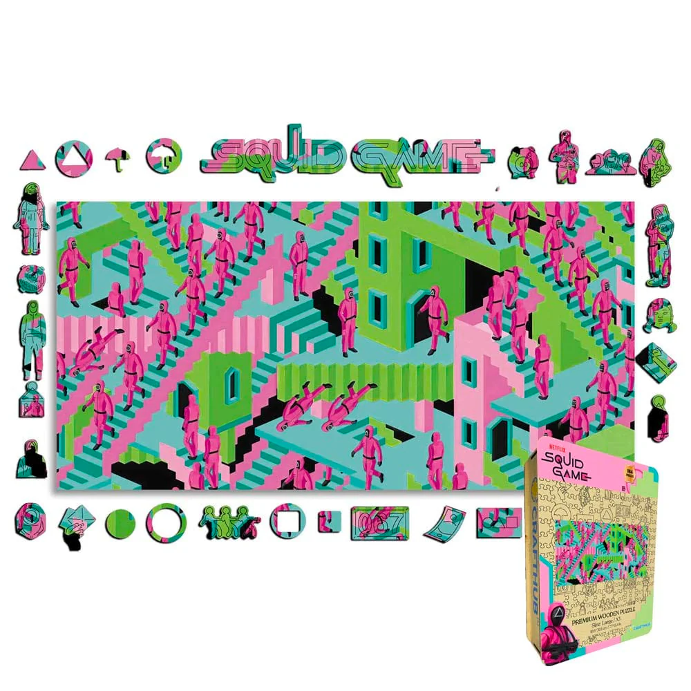 The Infinite Stairs - Wooden Jigsaw Puzzle - Image 3