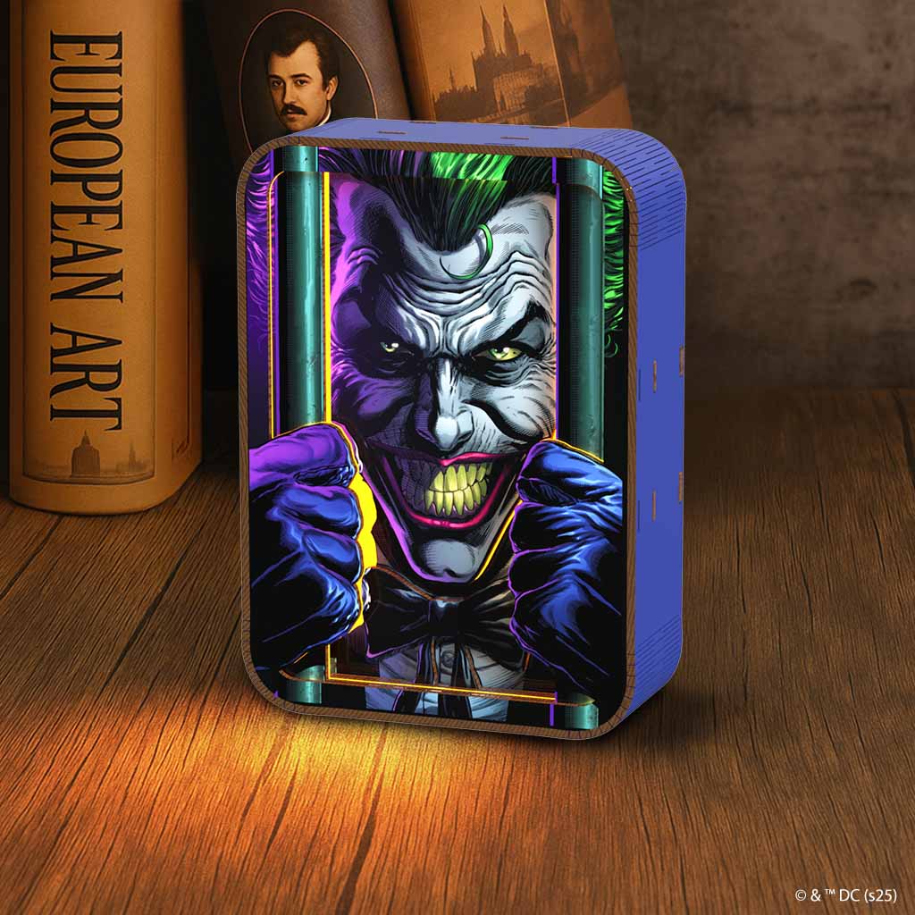 The Joker - 3D DIY Wooden Puzzle Night Lamp - Image 2