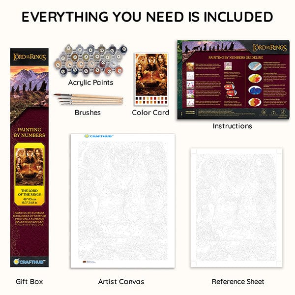 The Lord of the Rings - Paint By Numbers Kit - Image 3