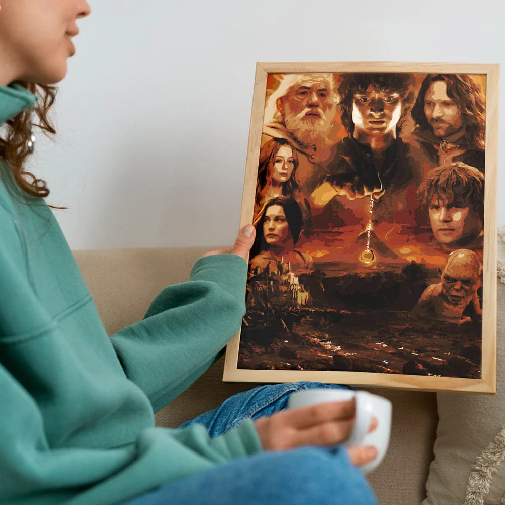 The Lord of the Rings - Paint By Numbers Kit - Image 5