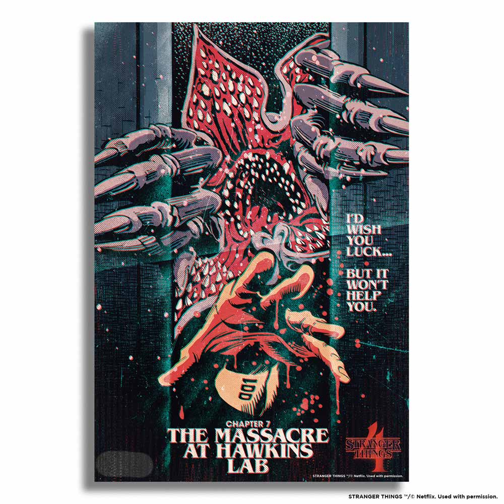 The Massacre At Hawkins Lab - Wooden Jigsaw Puzzle - Image 3