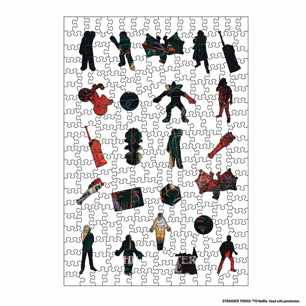 The Monster And The Superhero - Wooden Jigsaw Puzzle - Image 2