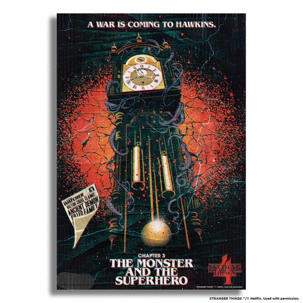 The Monster And The Superhero - Wooden Jigsaw Puzzle - Image 3
