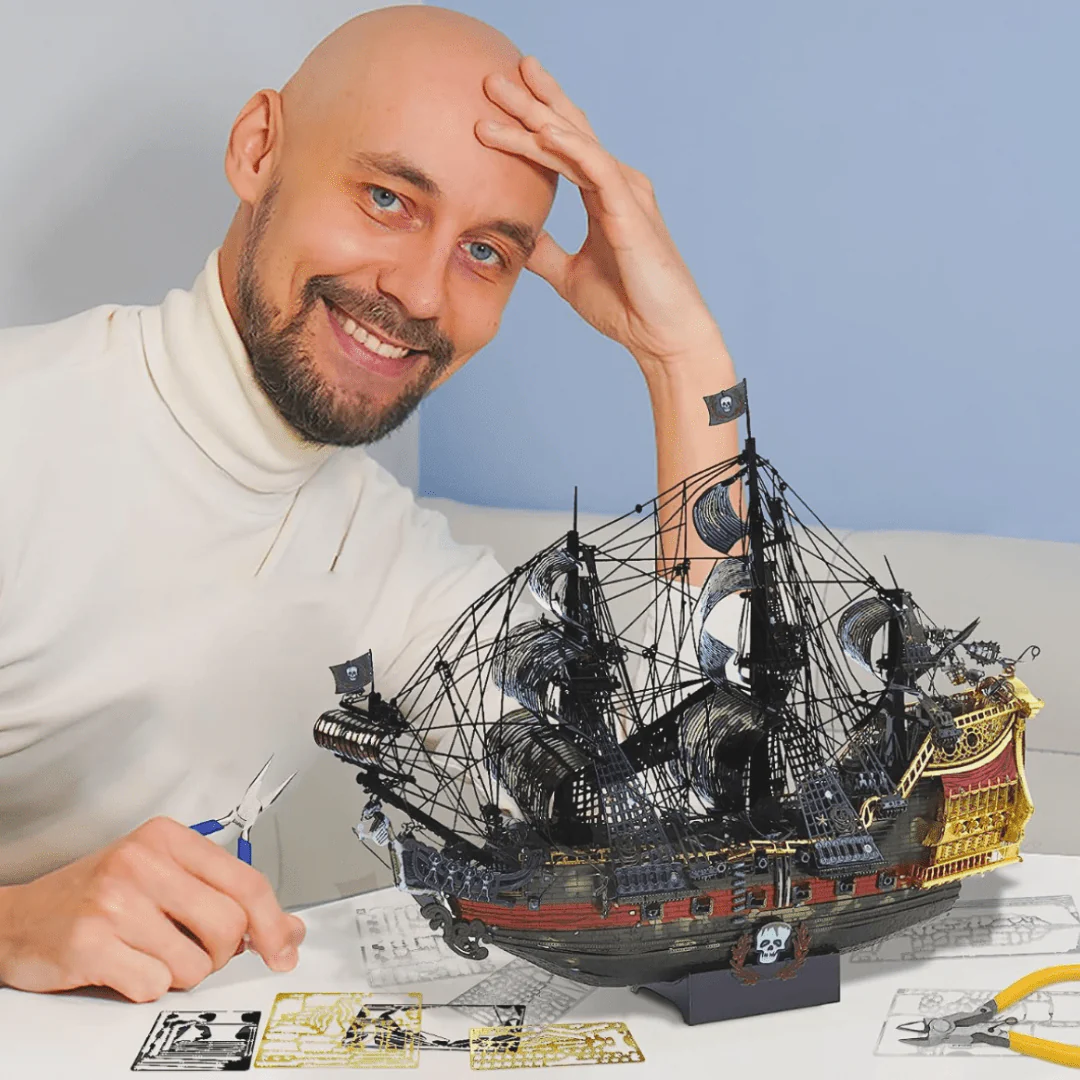 The Queen Anne's Revenge Pirate Ship 3D Watercraft Model - Image 4