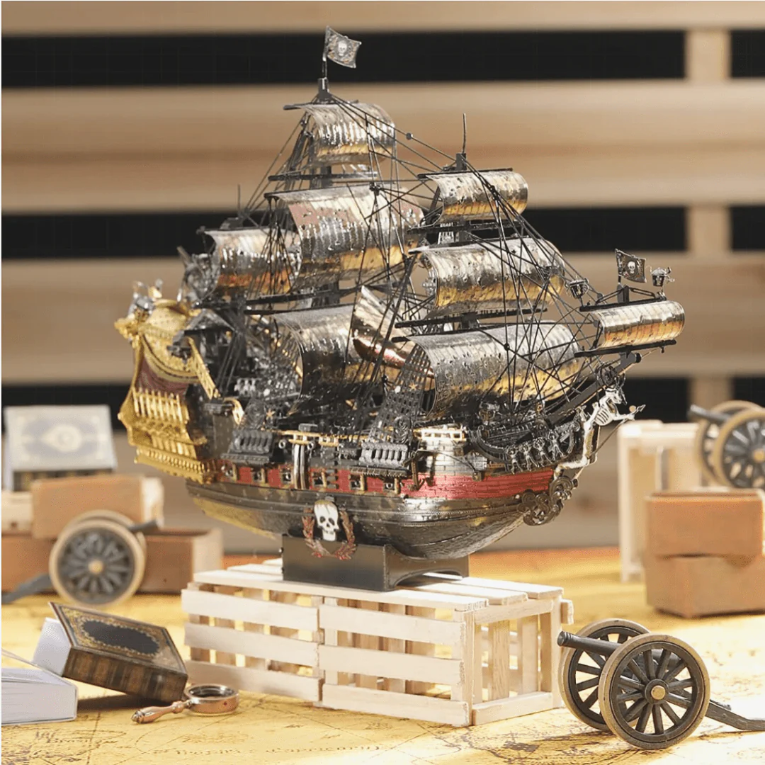 The Queen Anne's Revenge Pirate Ship 3D Watercraft Model - Image 5