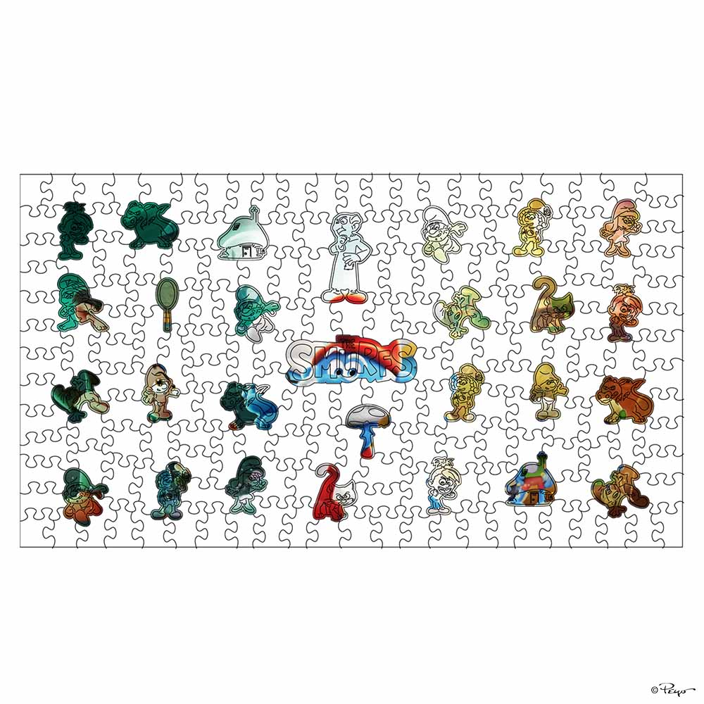 The Smurfs - Wooden Jigsaw Puzzle - Image 2