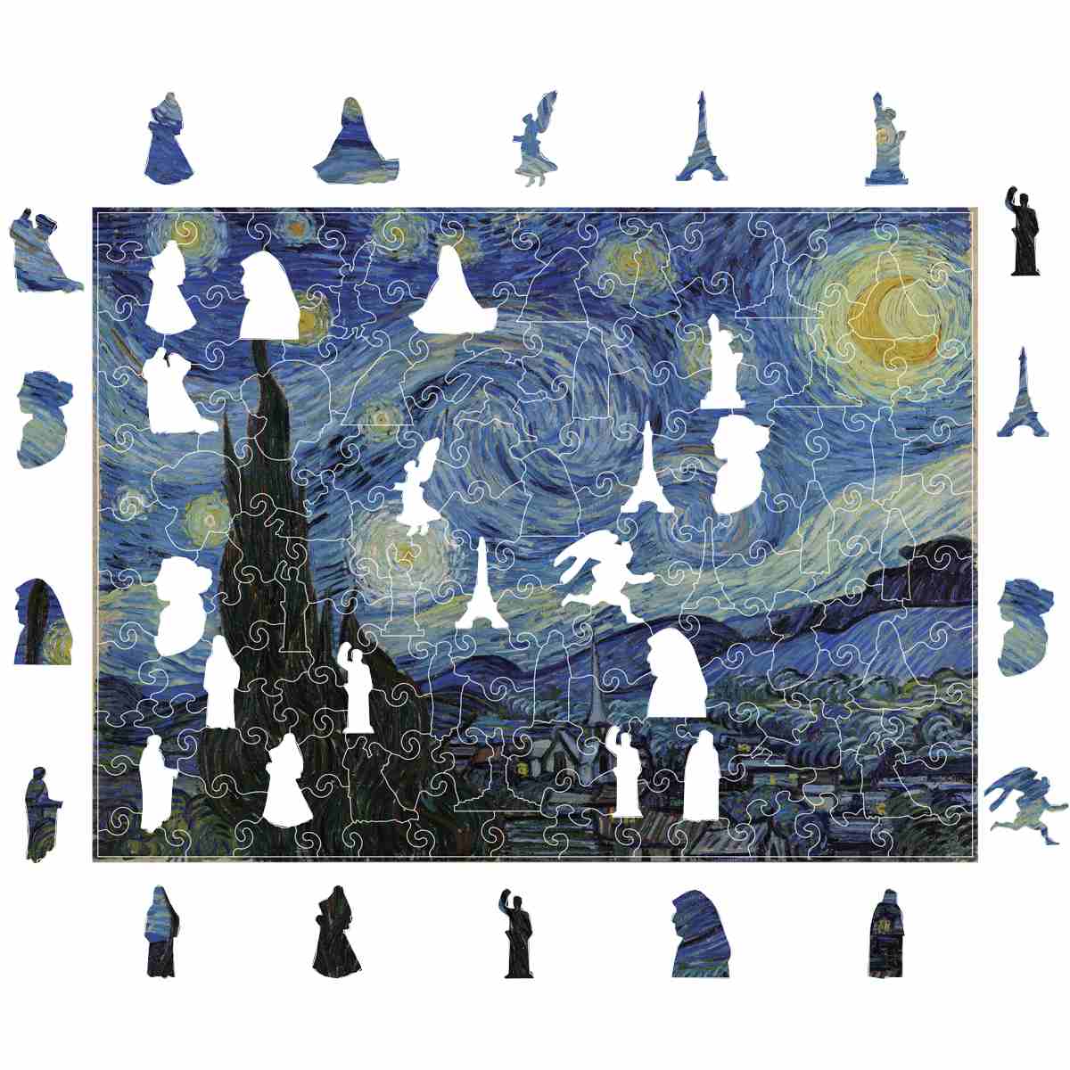 The Starry Night - Jigsaw Puzzle - Image 2