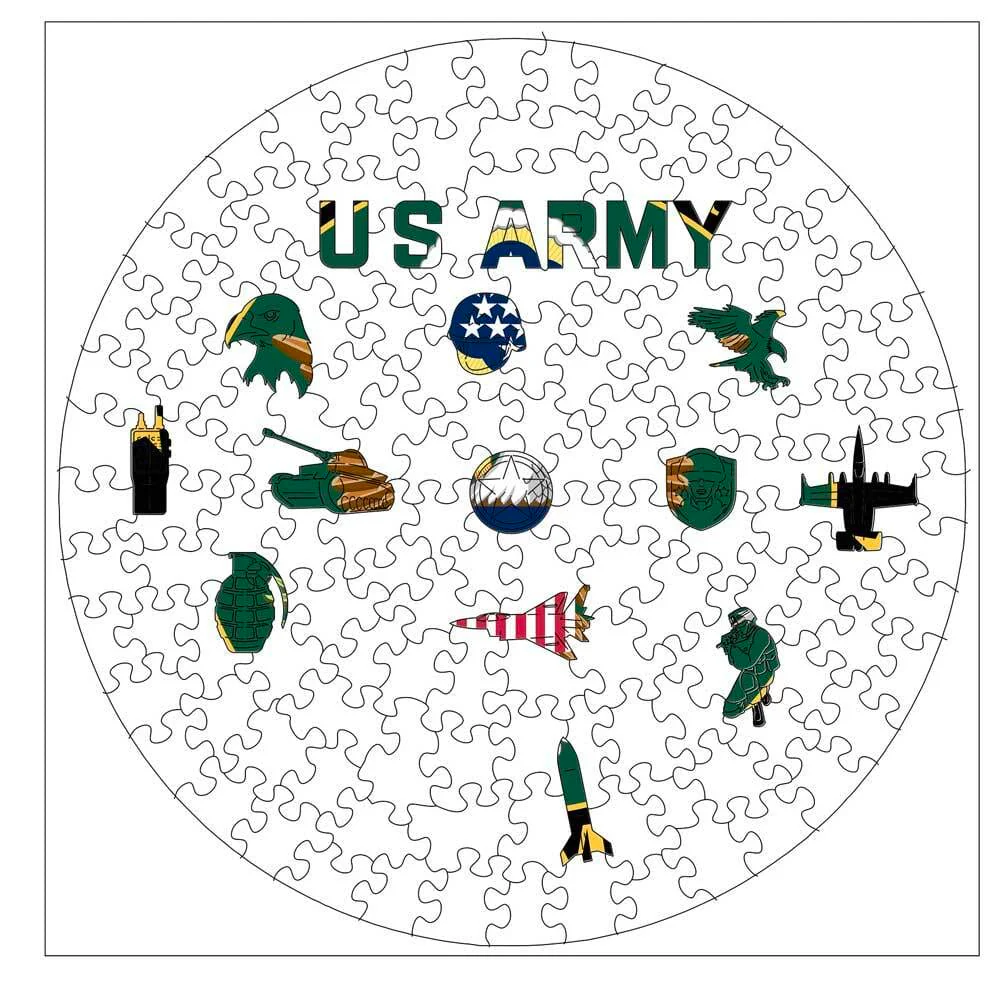 The United States Army - Wooden Jigsaw Puzzle - Image 2