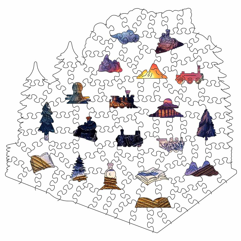 The Winter Train - Jigsaw Puzzle - Image 2