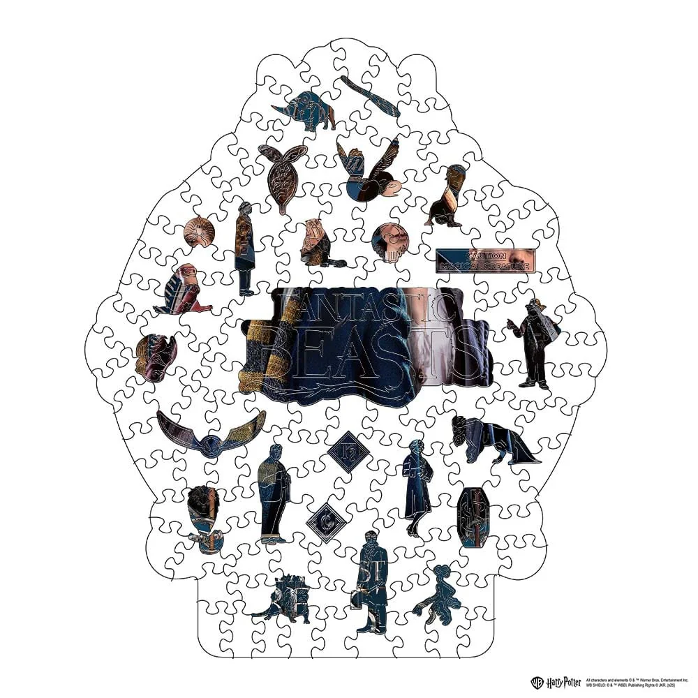 The Wizarding Crew - Wooden Jigsaw Puzzle - Image 2
